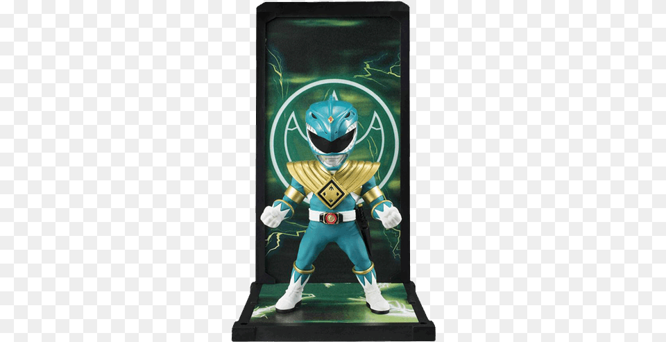 Mighty Morphin39 Power Rangers Tamashii Buddies Green Ranger, Person, Helmet, Book, Publication Free Png Download