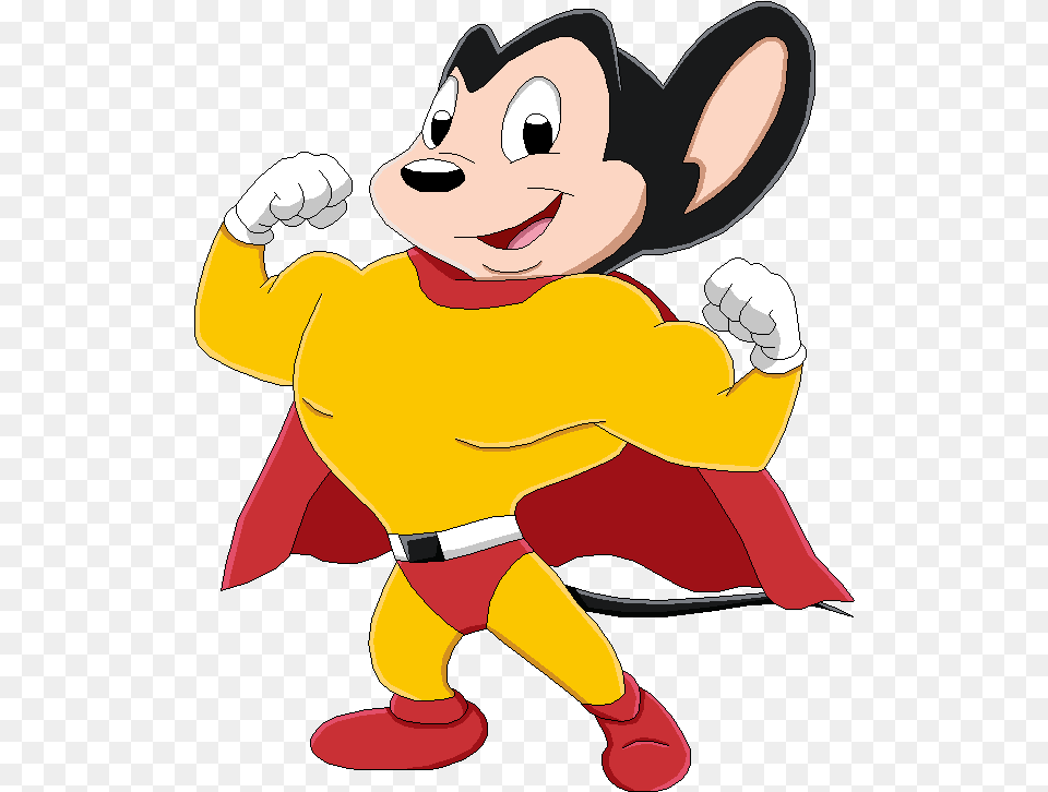 Mighty Mouse Cartoon Mighty Mouse, Baby, Person, Face, Head Free Png Download