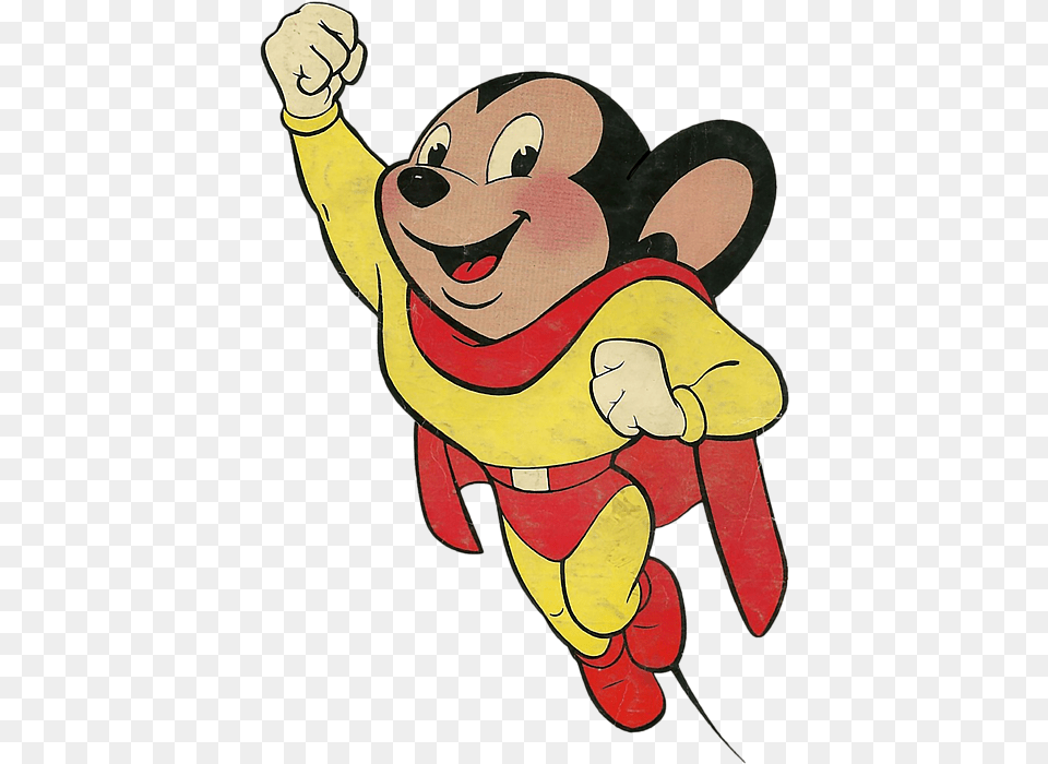 Mighty Mouse Coffee Mug Mighty Mouse, Baby, Cartoon, Person, Face Free Transparent Png