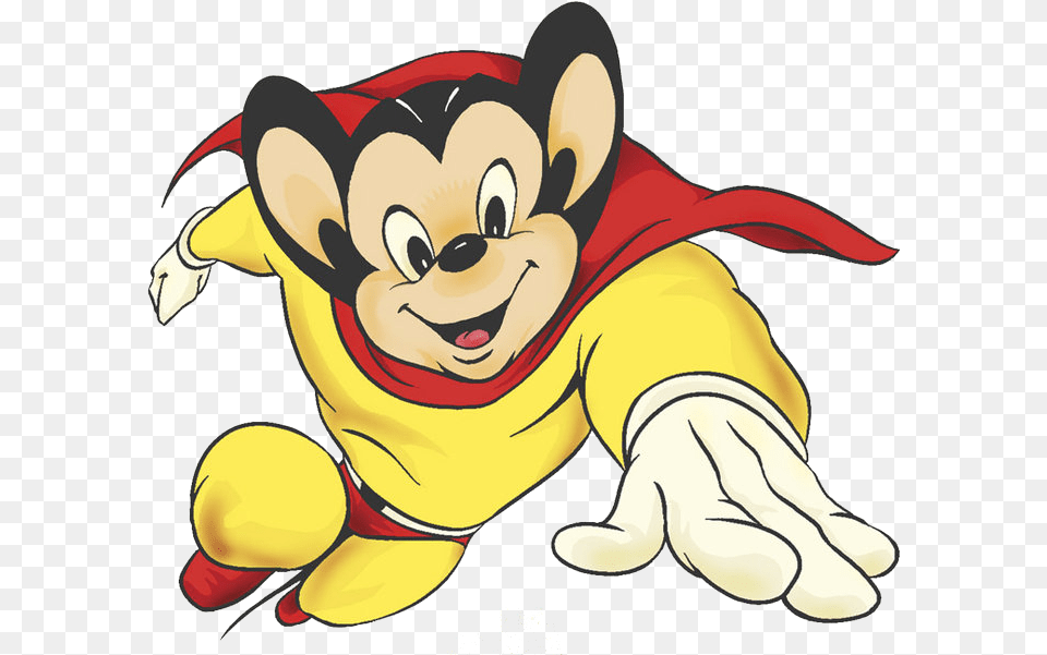 Mighty Mouse No Background, Cartoon, Baby, Person Free Png