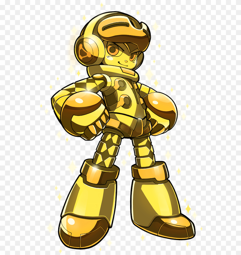 Mighty No 9 Golden Beck, Baby, Person, Robot Free Png Download