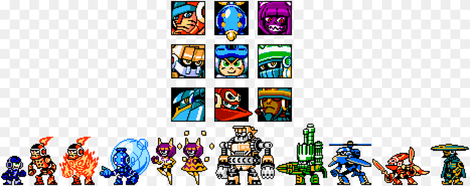 Mighty No Retro Sprites, Art, Face, Head, Person Png Image