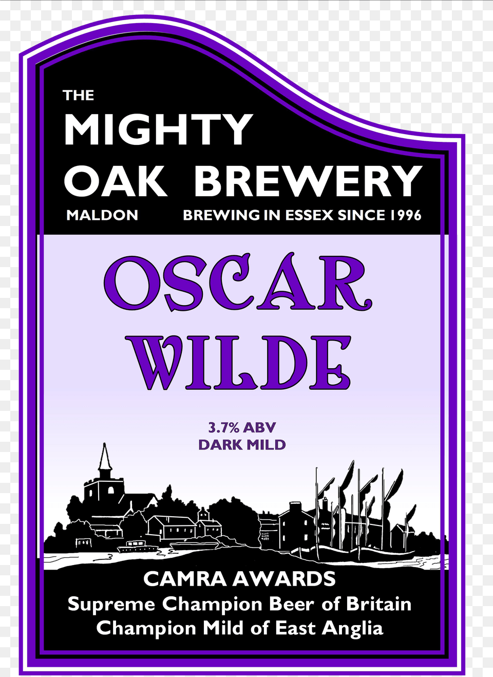 Mighty Oak Brewing Company Maldon Essex Maldon Essex Mighty Oak Oscar Wilde, Advertisement, Poster Png Image