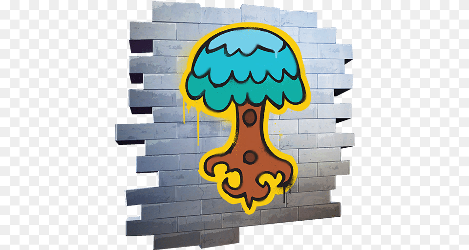 Mighty Tree Spray Carnaval Fortnite, Art, Painting Png