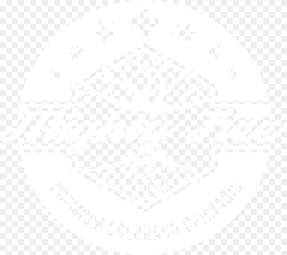 Mighty Tree Wht Logo Language, Emblem, Symbol Png