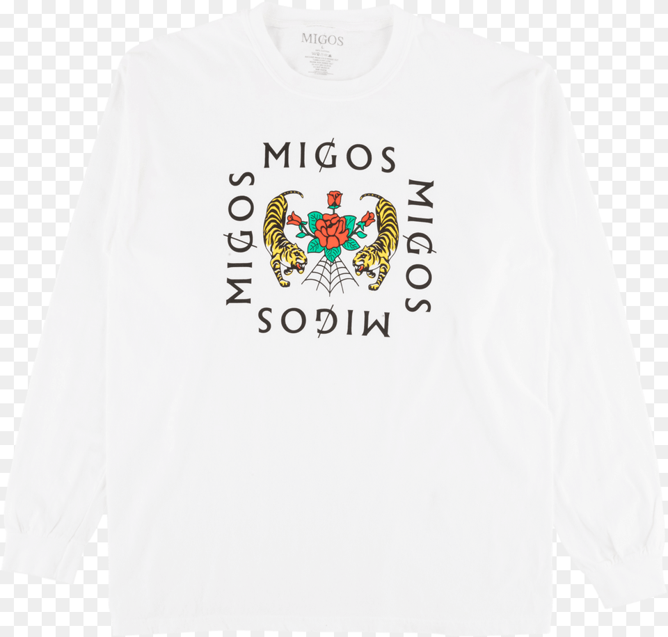 Migos Longsleeve Long Sleeve, Clothing, Long Sleeve, T-shirt Free Png