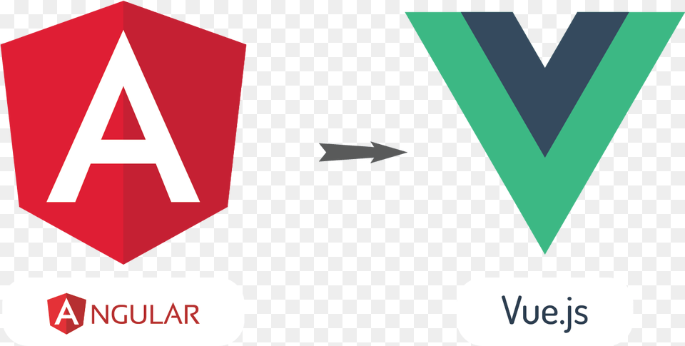 Migrated From Angularjs To Vuejs Angular Js To Vue Js, Logo, Sign, Symbol Free Png