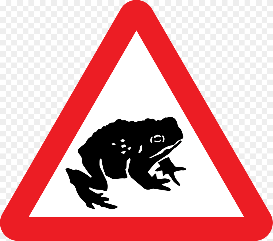 Migratory Toad Crossing Clipart, Sign, Symbol, Road Sign, Dynamite Free Png