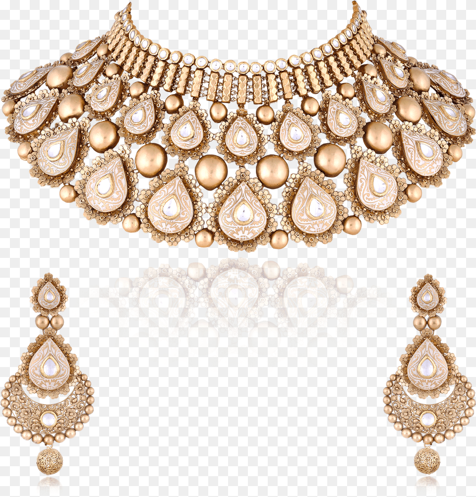 Mihrab Gold Xxiii Necklace, Accessories, Jewelry, Earring, Diamond Png Image