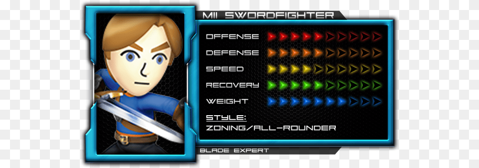 Mii Swordfighter Wii Fit Trainer Stats, Book, Comics, Publication, Baby Free Png