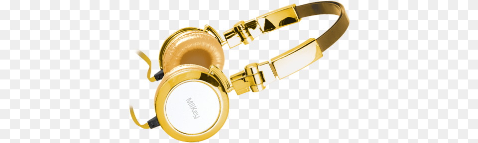 Miikey Miibling Gold Aluminum Headphone With Microphone Hd Audio, Electronics, Appliance, Ceiling Fan, Device Free Transparent Png