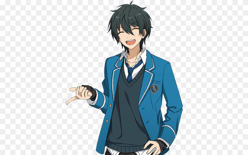 Mika Anime Boy Blue Hair Transparent, Adult, Publication, Person, Female Free Png
