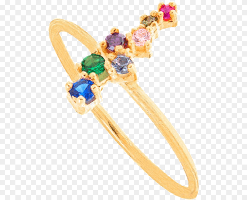 Mika Colour Ring Gold Plated Pre Engagement Ring, Accessories, Gemstone, Jewelry, Ornament Png Image