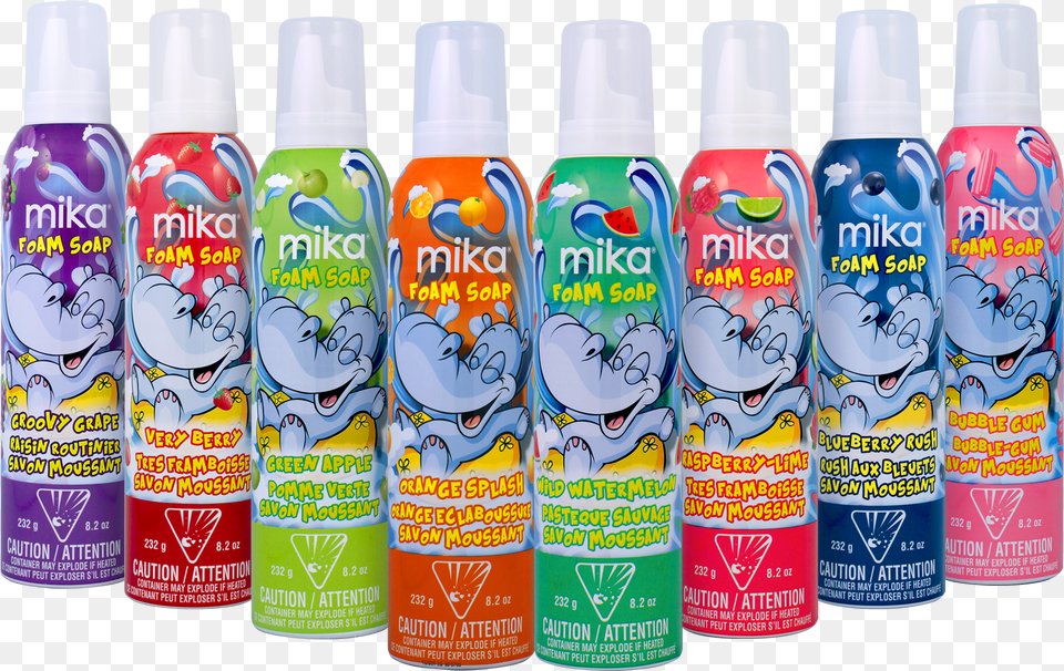 Mika Foam Soap, Can, Spray Can, Tin, Baby Free Transparent Png