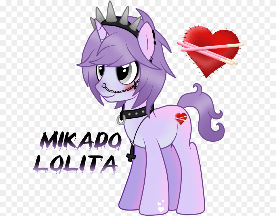 Mikado Lolita The Pastel Gothic Pony Pastel Goth Mlp Oc, Book, Comics, Publication, Baby Png