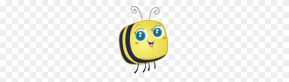 Mikas Diary Busybee Smiling, Insect, Animal, Bee, Honey Bee Free Png