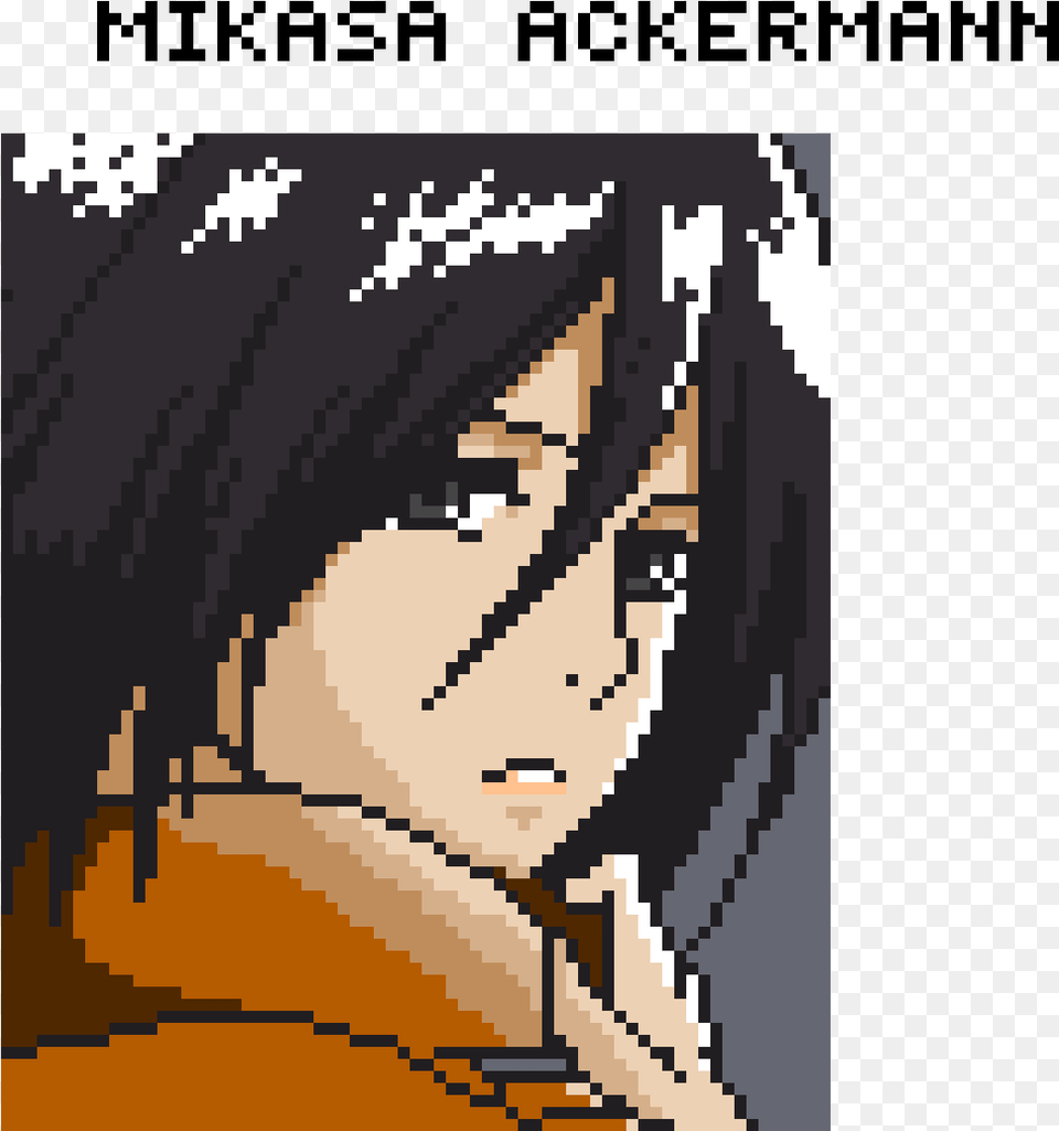 Mikasa, Book, Comics, Publication, Face Free Transparent Png