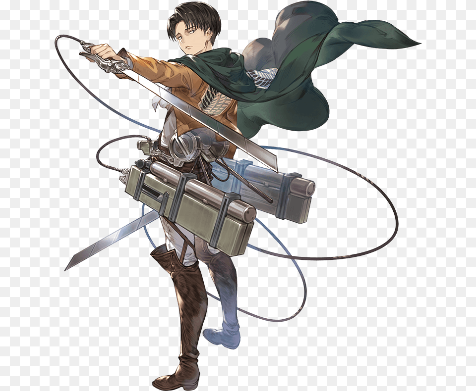 Mikasa Ackerman Action Levi Ackerman Full Body, Book, Comics, Publication, Adult Png Image