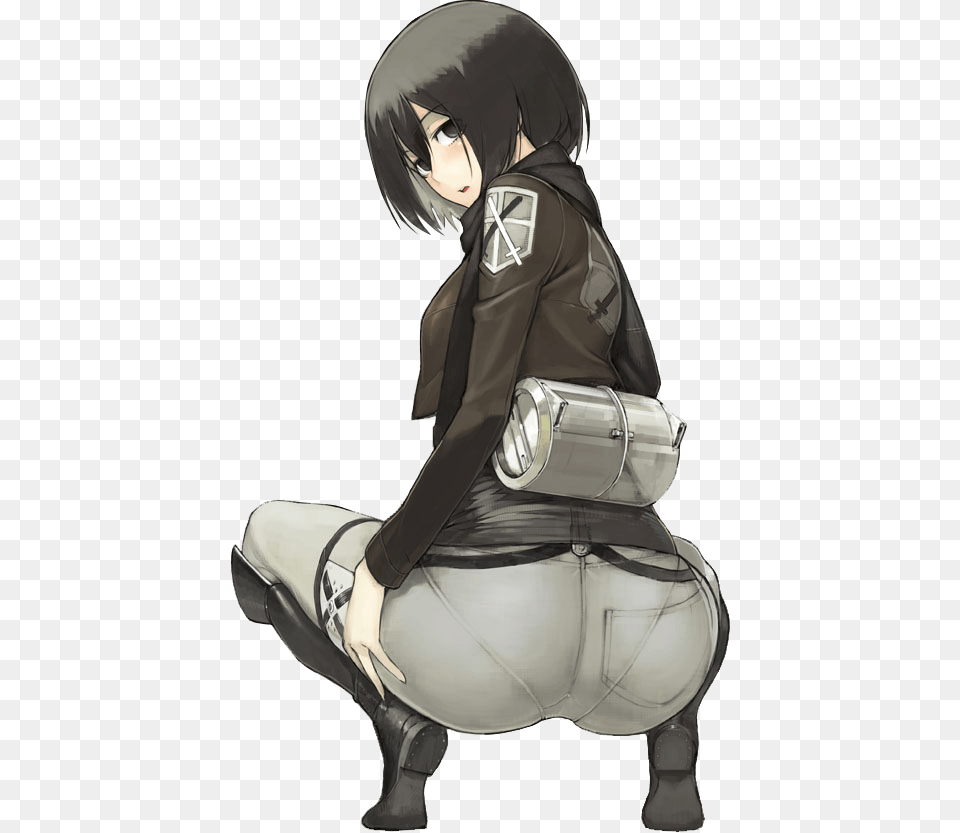 Mikasa Ackerman Drawn By Namaniku Atk Thicc Attack On Titan Mikasa, Book, Comics, Publication, Clothing Free Png