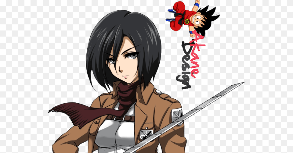 Mikasa Ackerman Mikasa Attack On Titan, Adult, Publication, Person, Female Free Transparent Png