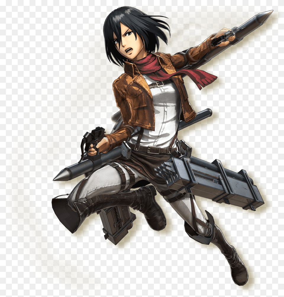 Mikasa Ackerman Render, Book, Comics, Publication, Adult Free Transparent Png