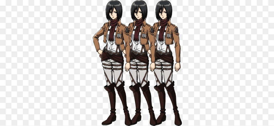 Mikasa Glitch Infinite Loops Wiki Fandom Anime Girl With Black Short Hair Cosplay, Book, Clothing, Publication, Comics Free Png