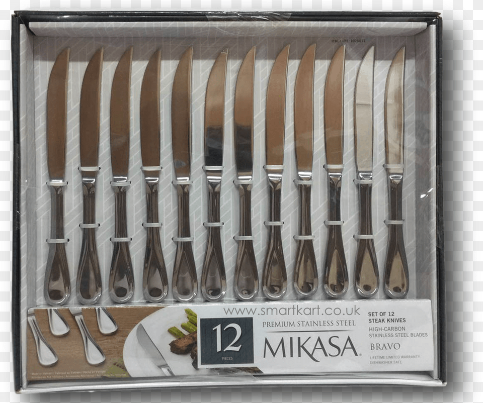 Mikasamikasa 1810 Stainless Steel Steak Knives Lifetime Knife, Cutlery, Fork, Spoon, Blade Free Png