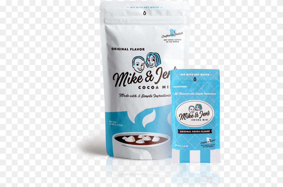 Mike Amp Jen S 12oz Bags Or Single Serving Packs Kitten, Cup, Tape, Advertisement, Person Free Transparent Png