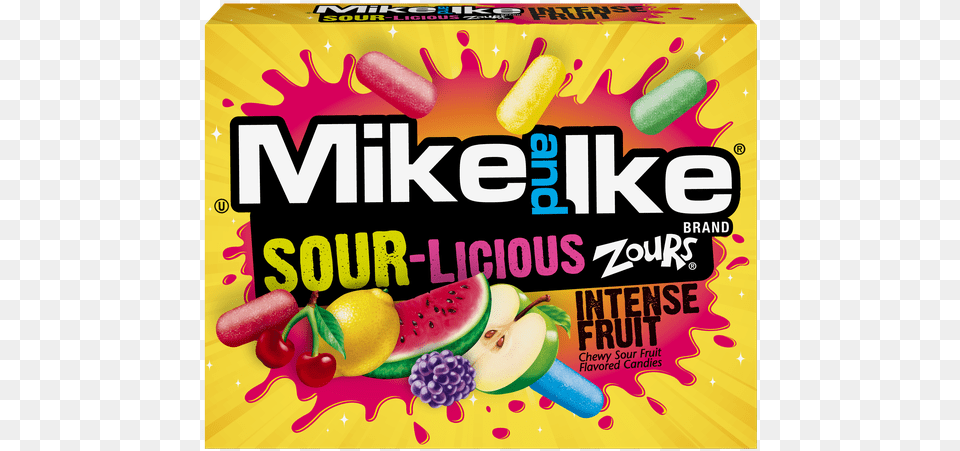 Mike And Ike Sour Licious, Food, Sweets Free Transparent Png