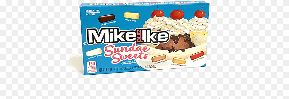 Mike And Ike Sundae Sweets Mike N Ike Candy, Cream, Dessert, Food, Ice Cream Free Png