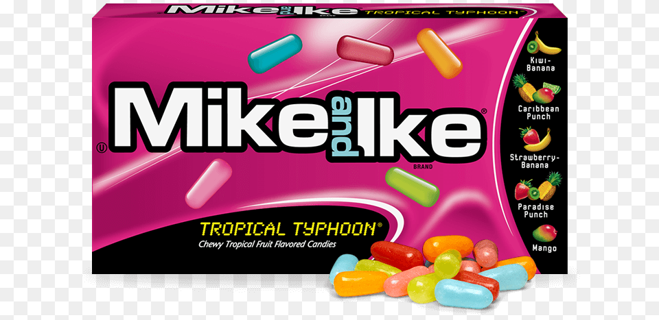 Mike And Ike Tropical Typhoon, Gum Png Image