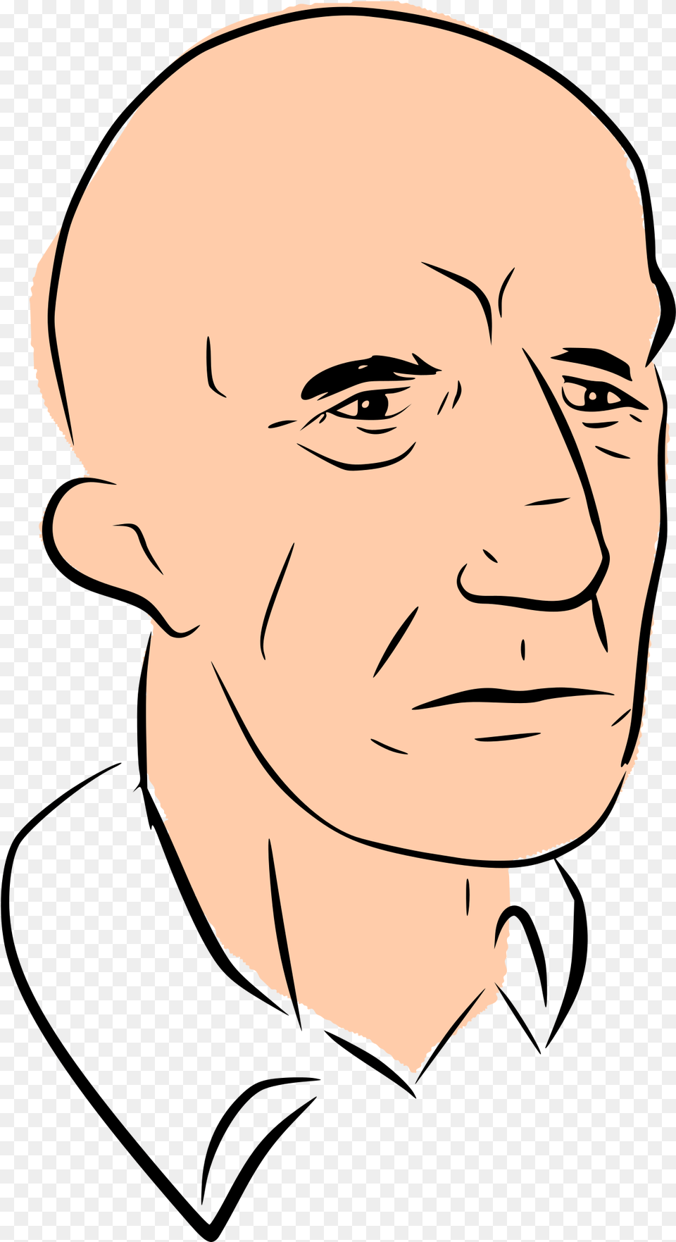 Mike Breaking Bad Clip Art Bald Man, Face, Head, Person, Photography Free Png