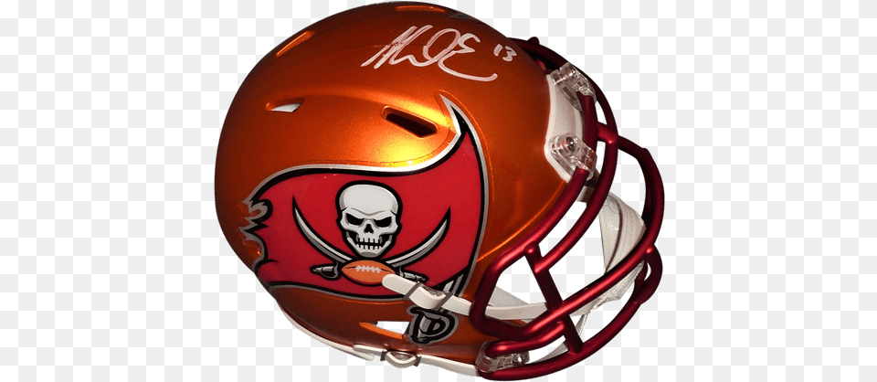 Mike Evans Autographed Tampa Bay Buccaneers Mini Helmet Jameis Winston Autographed Helmet Bucs F S Authentic, American Football, Sport, Football Helmet, Football Png