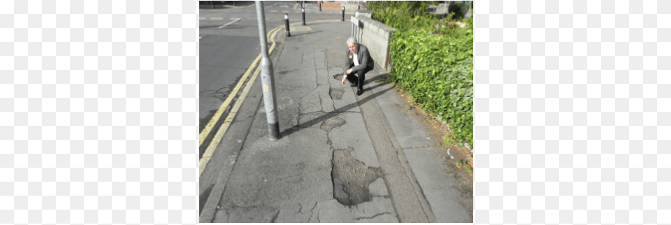 Mike Mackrory Pothole Before, Urban, Street, City, Sidewalk Free Png Download