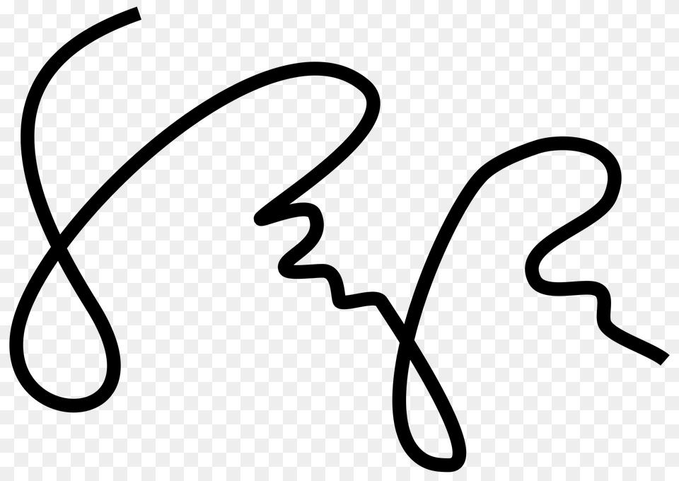 Mike Pence Signature, Gray Png