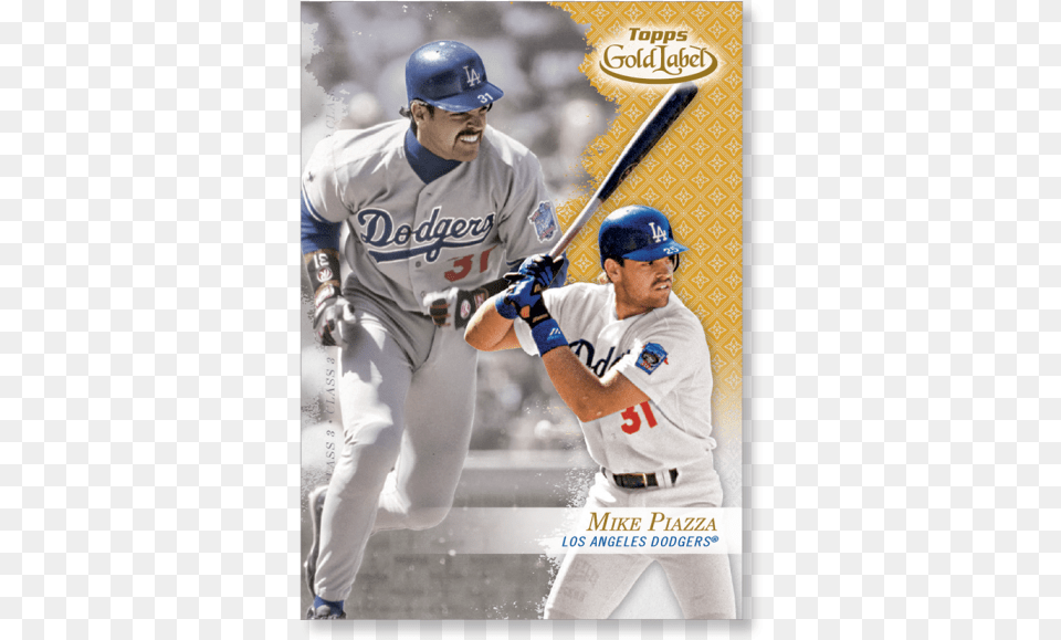 Mike Piazza 2017 Topps Gold Label Baseball Player, Team, Person, People, Adult Png Image