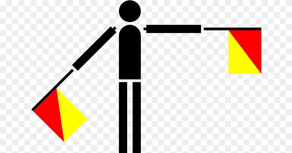 Mike Semaphore Flag, Triangle Free Png Download