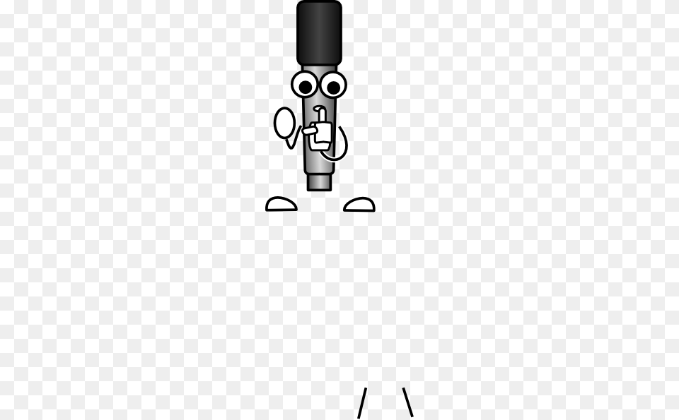 Mike The Mic Going Shhh Clip Art, Electrical Device, Microphone, Stencil Free Transparent Png