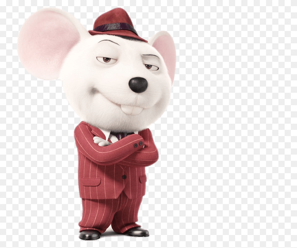 Mike The Mouse, Figurine, Clothing, Formal Wear, Suit Free Png