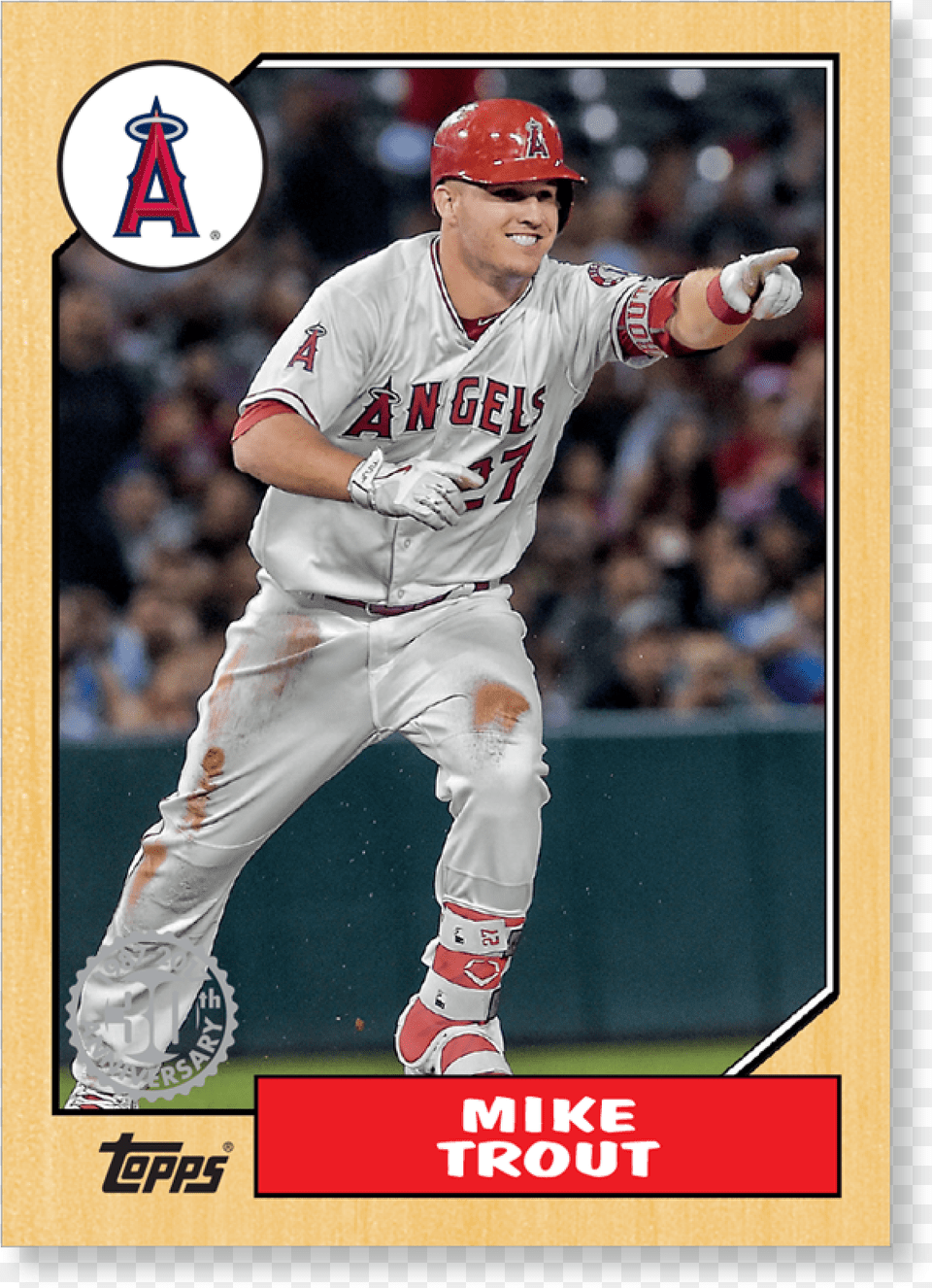 Mike Trout 2017 Topps Baseball Series 1 1987 Topps Topps 2017 Moockie Betts, Team Sport, People, Sport, Team Free Png Download