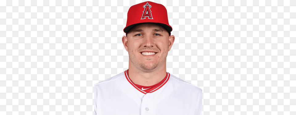 Mike Trout 2018 Batting Statistics Vs Cleveland Indians Mike Trout, Baseball Cap, Cap, Clothing, Hat Free Png