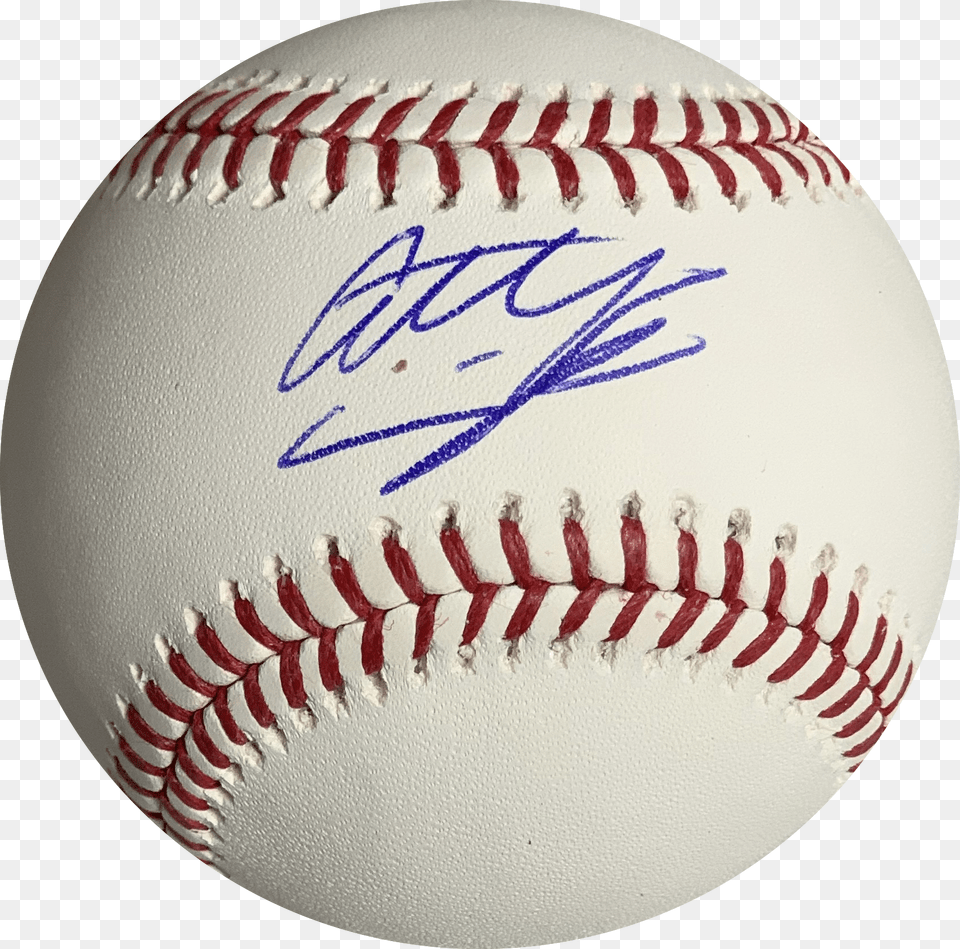 Mike Trout Autograph Download Didi Gregorius Signed Baseball, Ball, Baseball (ball), Sport, Text Free Png
