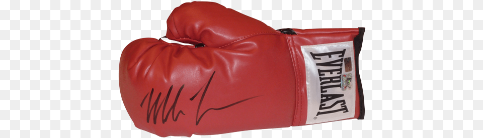 Mike Tyson Autographed Everlast Oz Of Boxing Gloves Did Mike Tyson Use, Clothing, Glove, Accessories, Bag Free Png Download