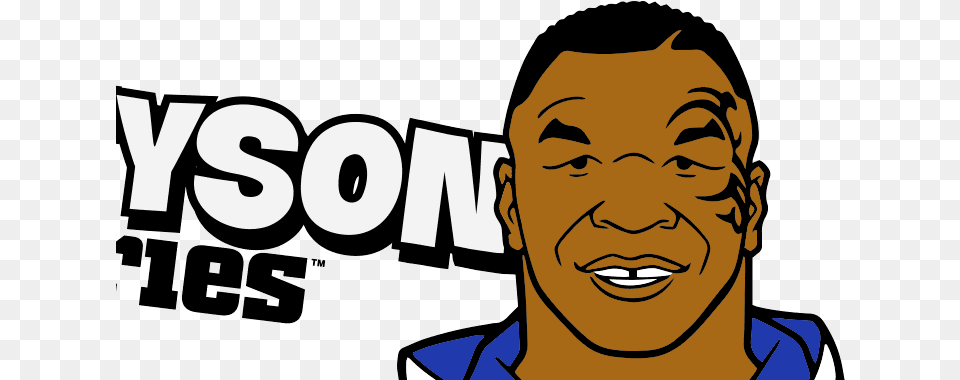 Mike Tyson Mysteries Logo, Face, Head, Person, Happy Png