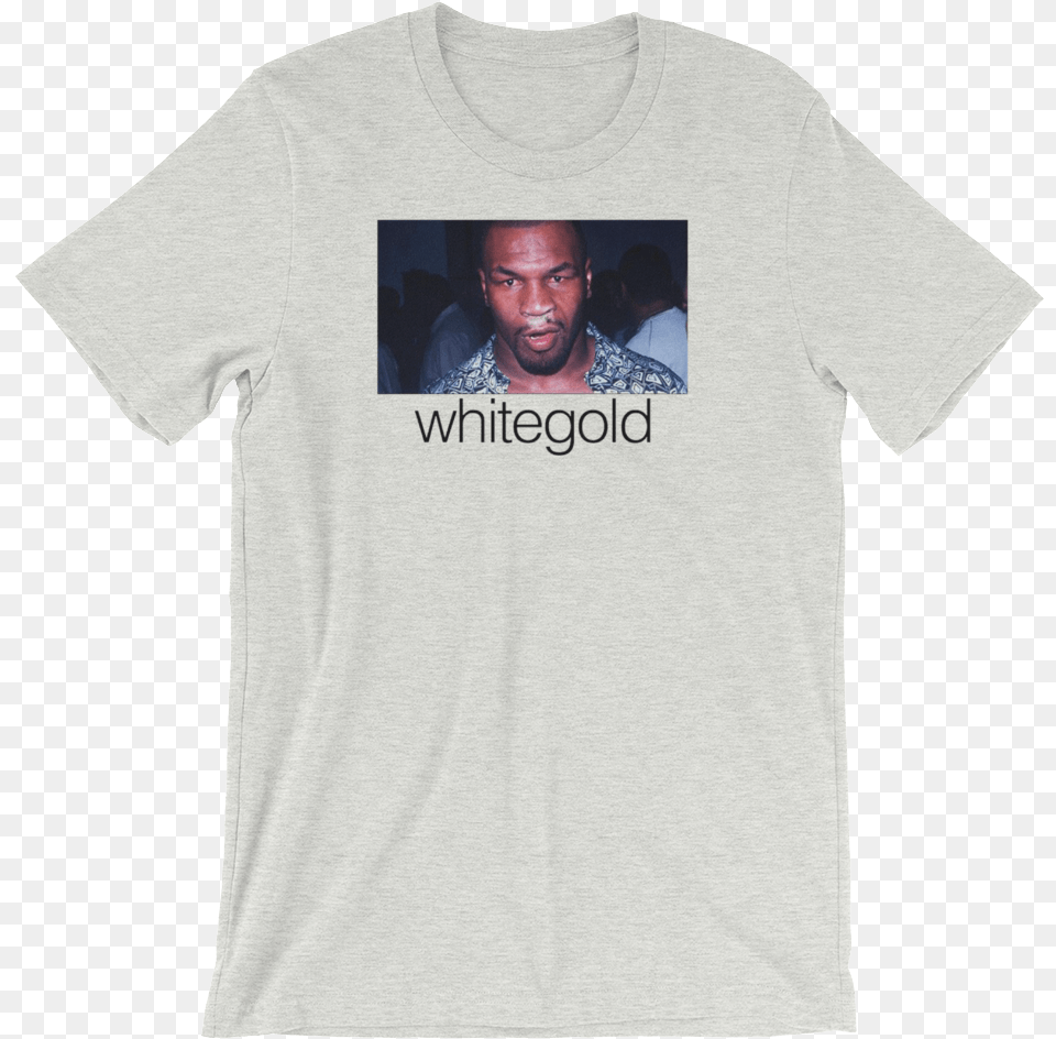 Mike Tyson Tee Light U2013 Whitegold Tarantula Dont Be A Malaka, Adult, Clothing, Male, Man Free Transparent Png