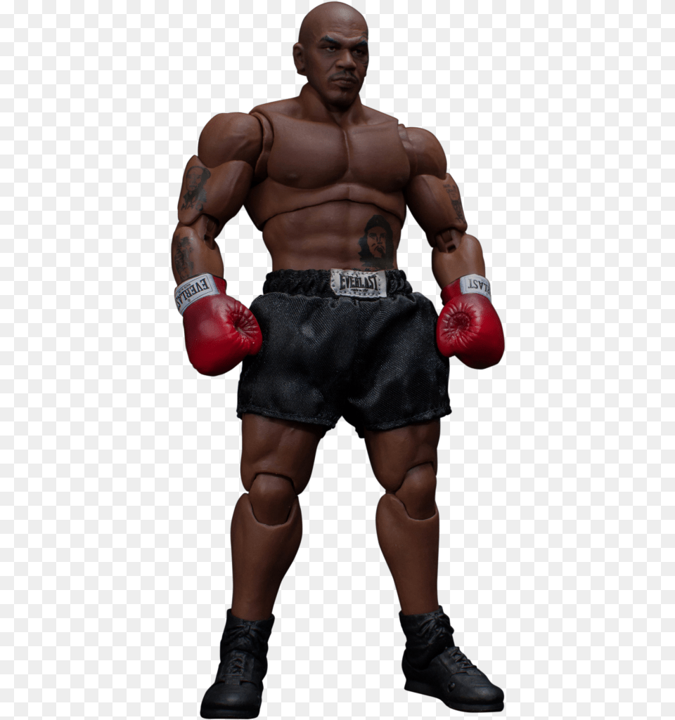 Mike Tyson The Tattoo U2013 Collectibles Action Figure Boxing Glove, Adult, Person, Man, Male Free Transparent Png