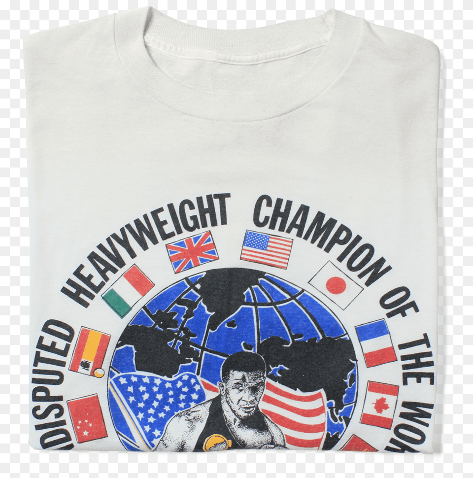Mike Tyson Undisputed Heavyweight Champion T Shirt, Clothing, T-shirt, Adult, Male Png Image