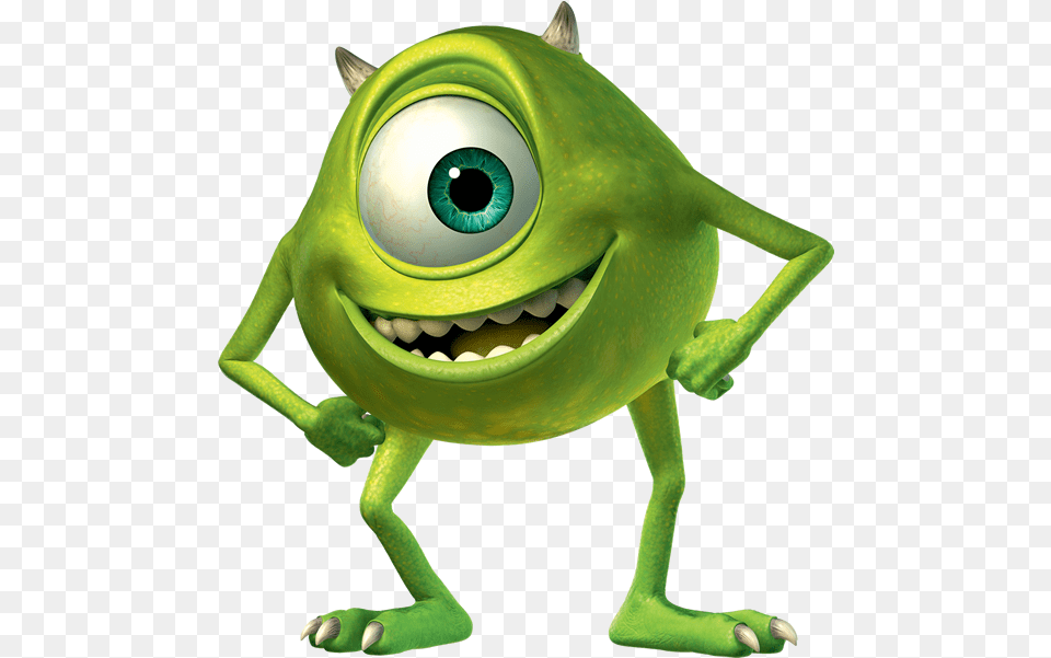 Mike Wazowski, Animal, Dinosaur, Lizard, Reptile Free Png Download