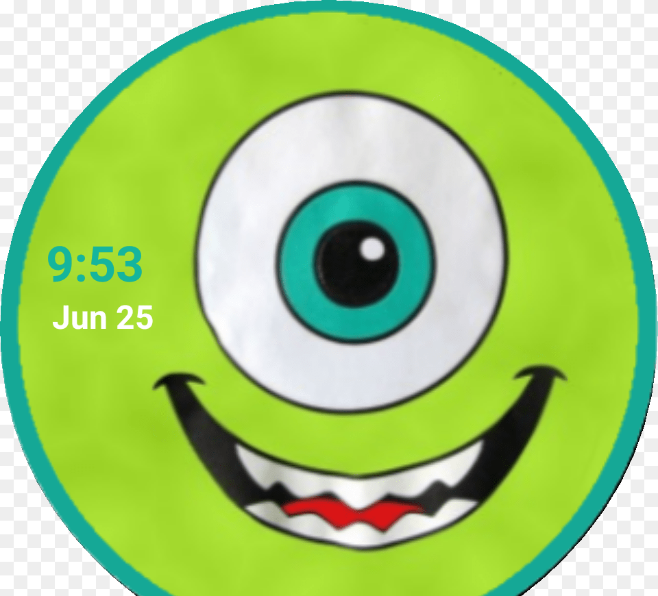 Mike Wazowski For Moto, Disk Png