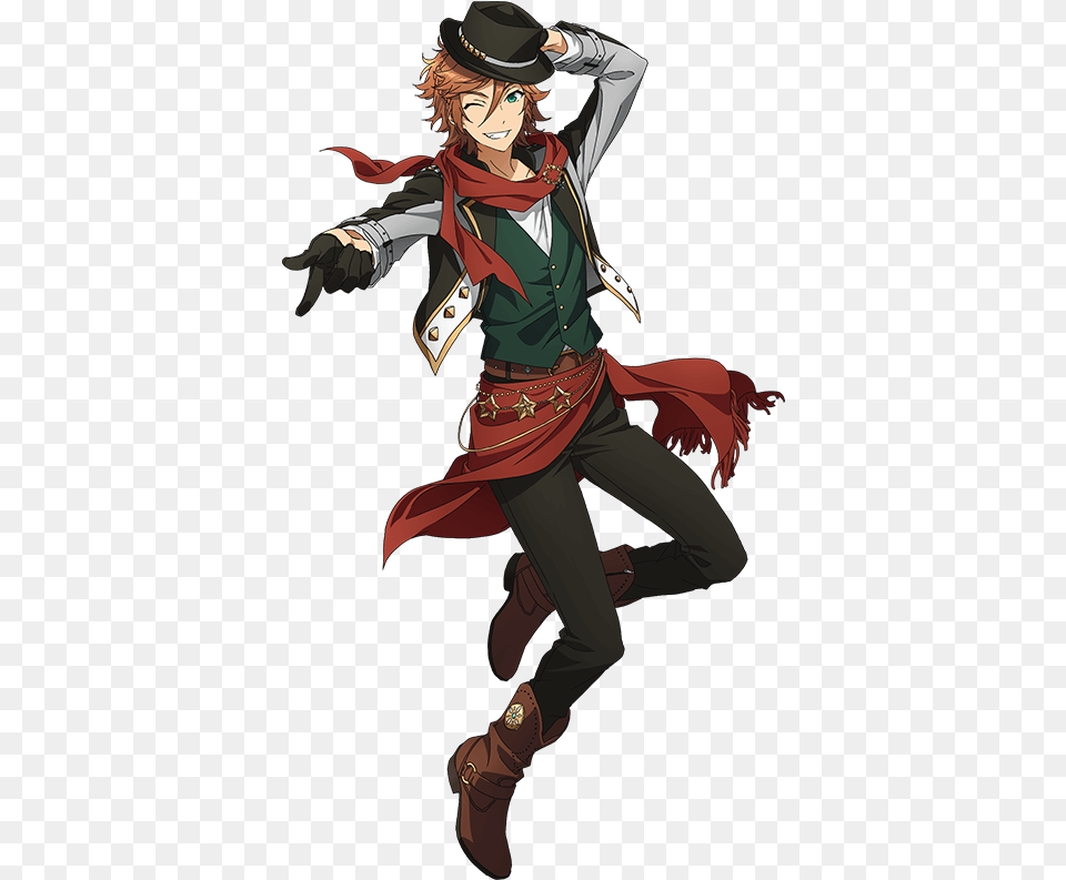 Mikejima Madara Ensemble Stars Costume Hat, Book, Comics, Publication, Adult Png Image